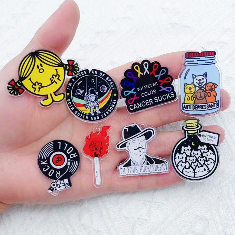 Event Party - 10pcs Halloween cartoon character charm creative