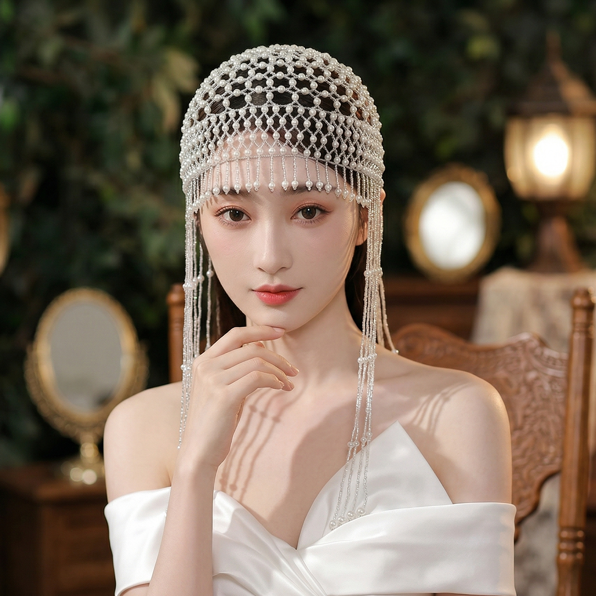 Luxury Pearls Beaded Headwrap  - Event Suppliers บทวิจารณ์และราคา