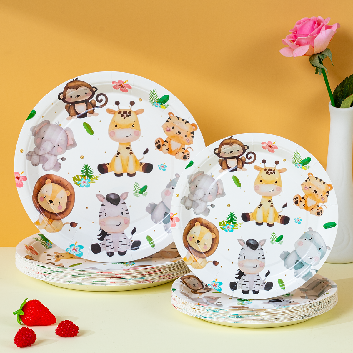 Jungle Safari Animal Disposabl - Supply Event บทวิจารณ์และราคา