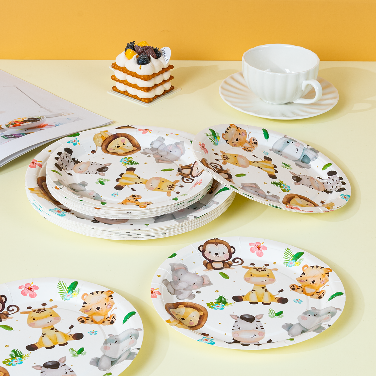 Jungle Safari Animal Disposabl - Supply Event บทวิจารณ์และราคา