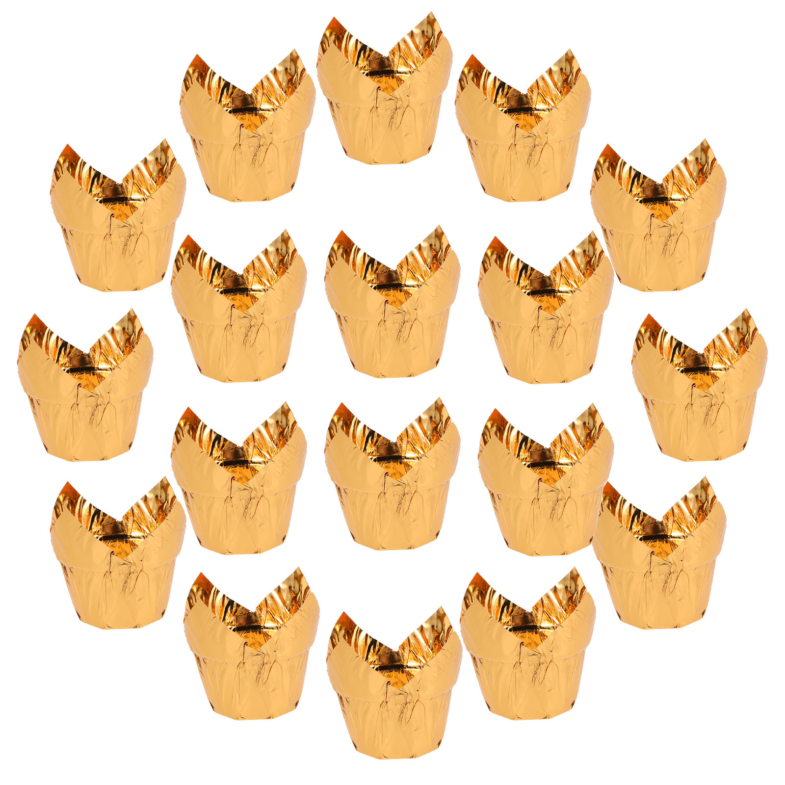 50Pcs Tulip Cupcake Liners Alu - Plastic Cup 50Pcs บทวิจารณ์และราคา