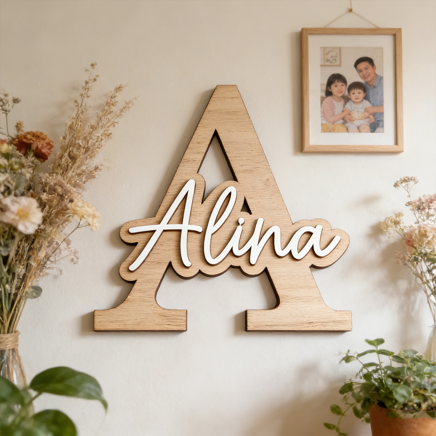 1pc Customizable Wooden Letter - Eve Party บทวิจารณ์และราคา