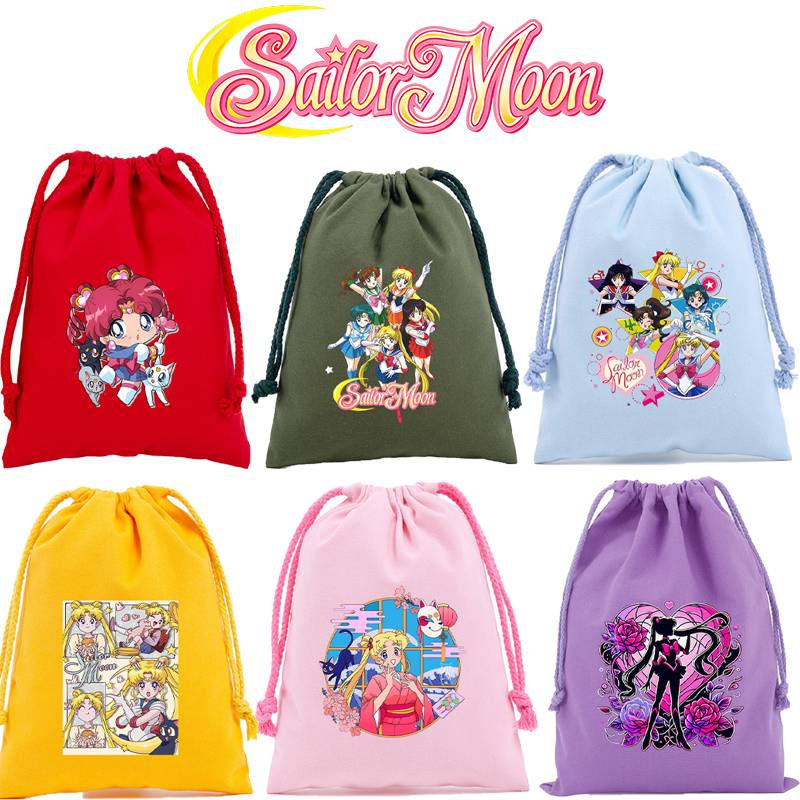 Sailor Moon Small Drawstring P - Party Favor Bag บทวิจารณ์และราคา