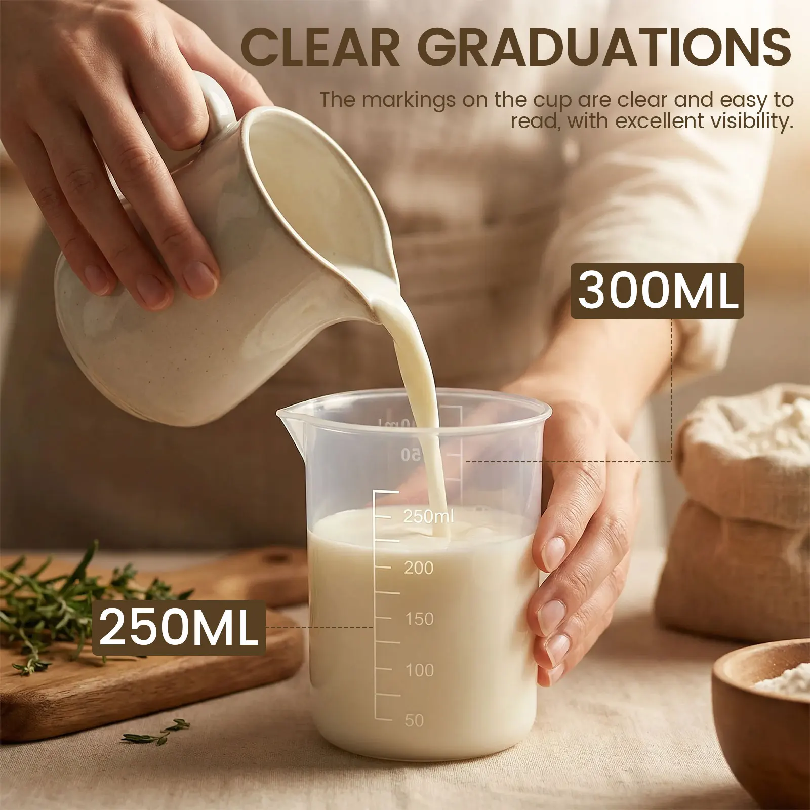 8 Pcs Plastic Measuring Cup Se - Plastic Cup 50Pcs บทวิจารณ์และราคา