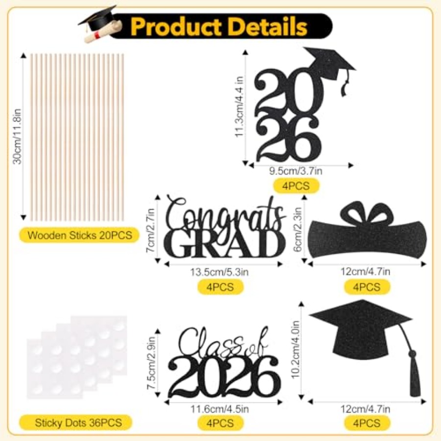 Graduation Decorations 2026, 2 - Centerpiece Stick บทวิจารณ์และราคา