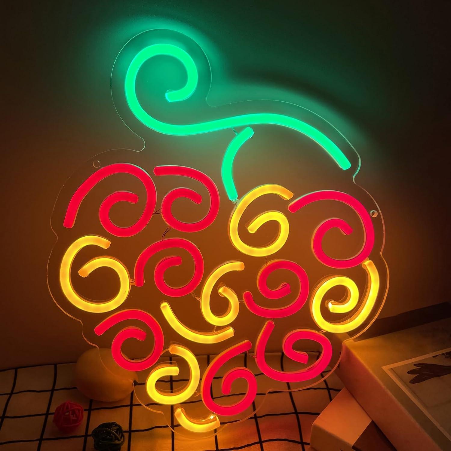 Cyber Fruit Neon Sign USB Dimm - Neon Sign Party บทวิจารณ์และราคา