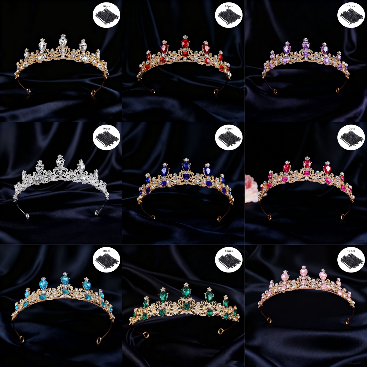 Bridal Tiara Vintage Scroll Rh - Event & Party Supply Photos บทวิจารณ์และราคา