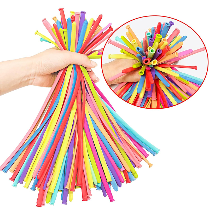 50~200pcs Spiral Balloons Colo - Balloon Pump Hand บทวิจารณ์และราคา