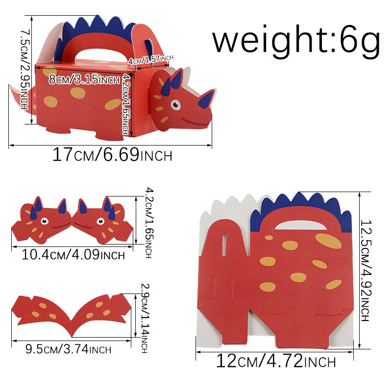 Dinosaur Party Favor Boxes for - Event Party Box บทวิจารณ์และราคา