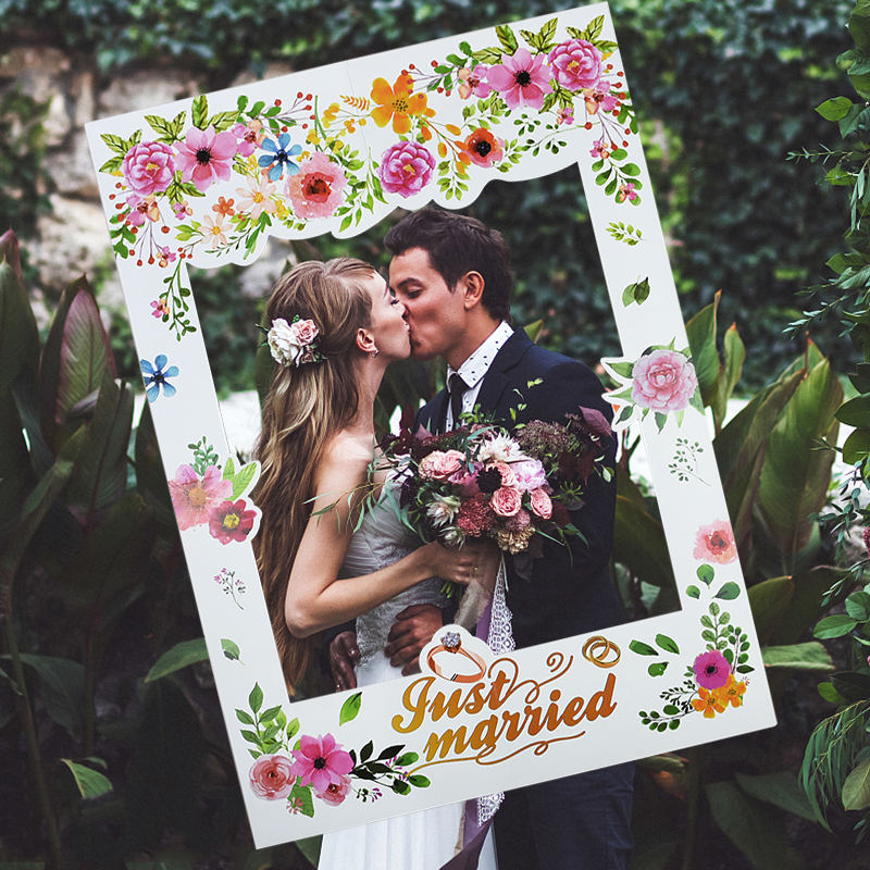68cm * 48cm Wedding Photo Boot - Photo Booth Frame บทวิจารณ์และราคา