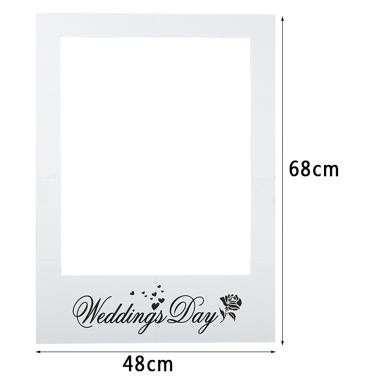 68cm * 48cm Wedding Photo Boot - Photo Booth Frame บทวิจารณ์และราคา