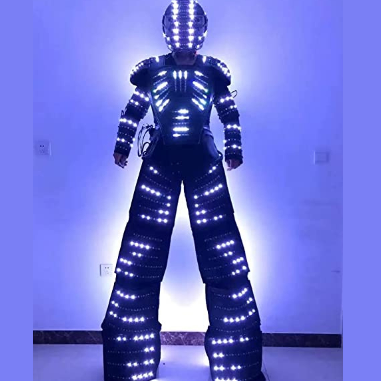 Adult LED Robot Costume Lumino - Event Party Dj บทวิจารณ์และราคา