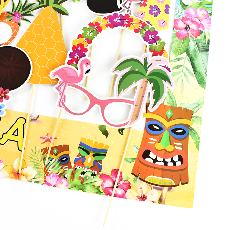 Hawaiian Party Aloha Photo Boo - Photo Booth Frame บทวิจารณ์และราคา