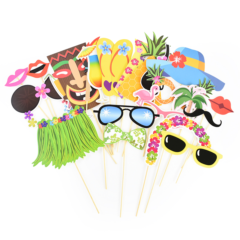 Hawaiian Party Aloha Photo Boo - Photo Booth Frame บทวิจารณ์และราคา