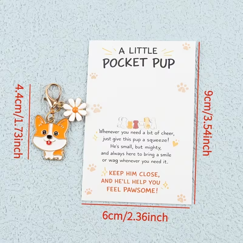 10 Cute Cartoon Puppy Keychain - Event Party บทวิจารณ์และราคา