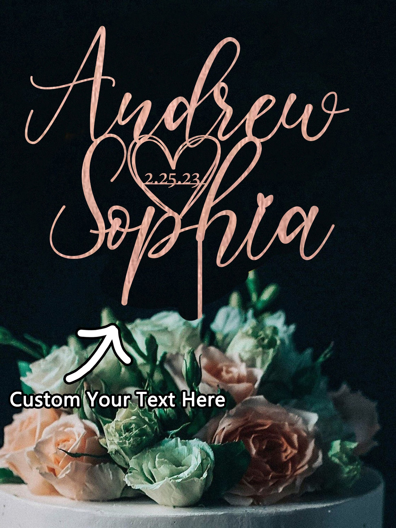 Custom Cake Topper - 1PC Perso - Event Suppliers บทวิจารณ์และราคา