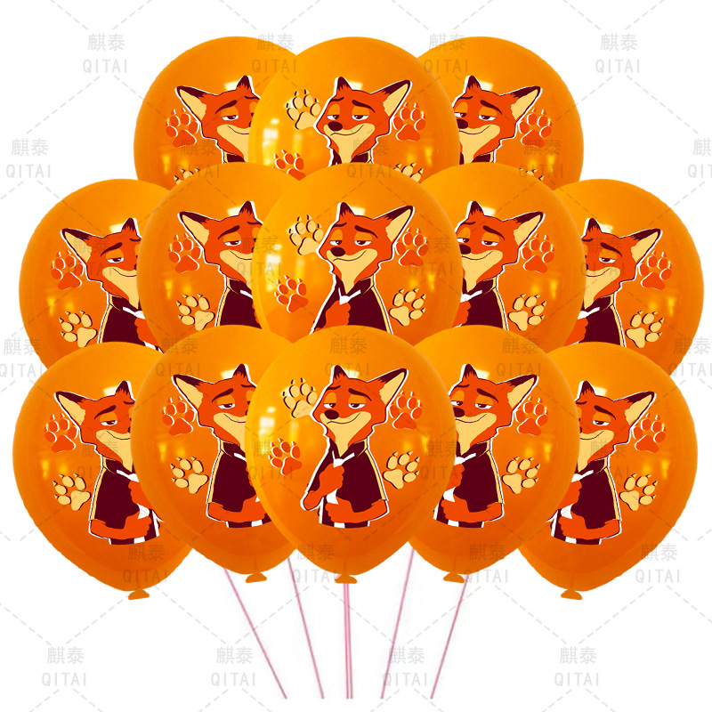 New Zootopia Balloons Wild Ani - Supply Event บทวิจารณ์และราคา