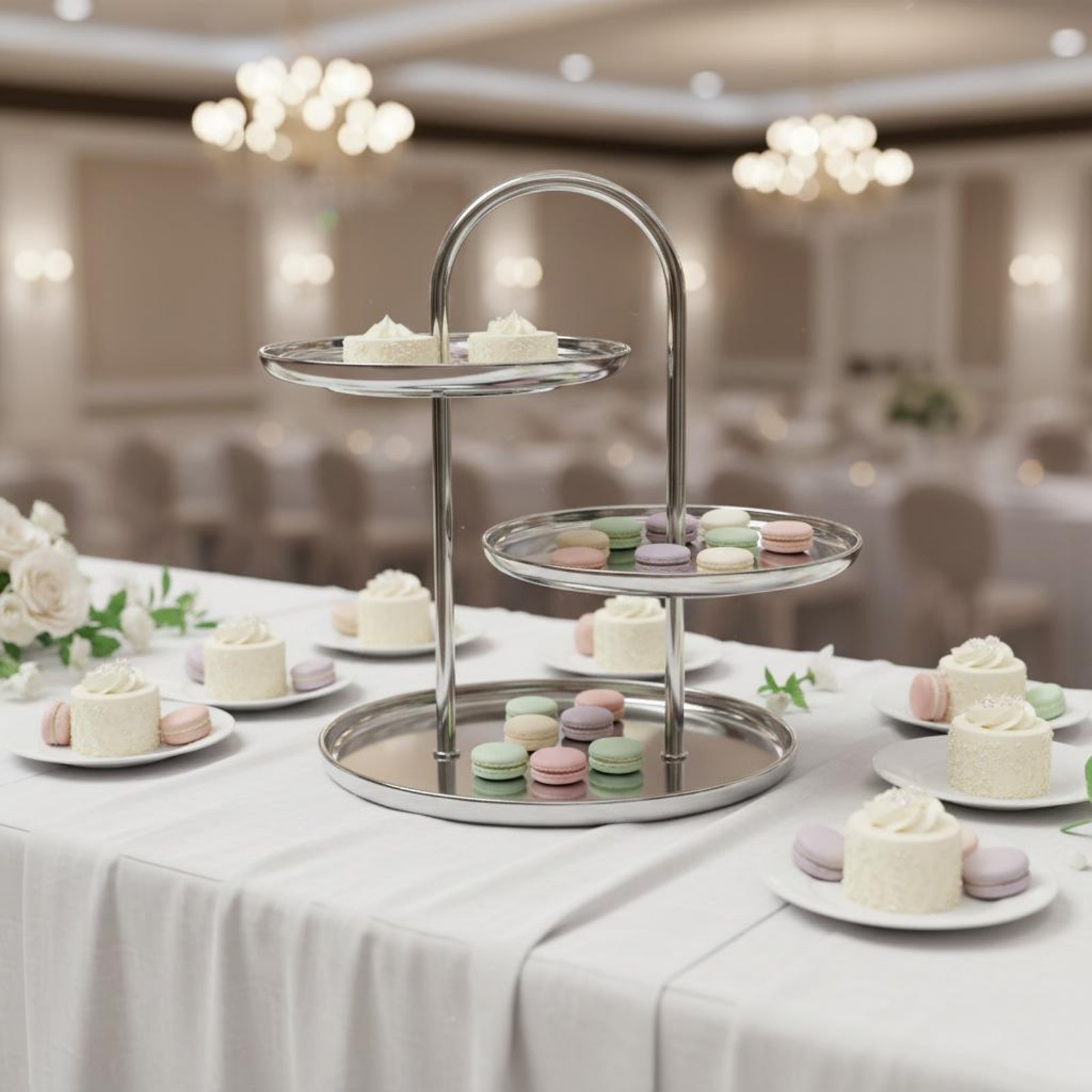 3-Tier Dessert Stand Multi-Tie - Cupcake Stand Tier บทวิจารณ์และราคา