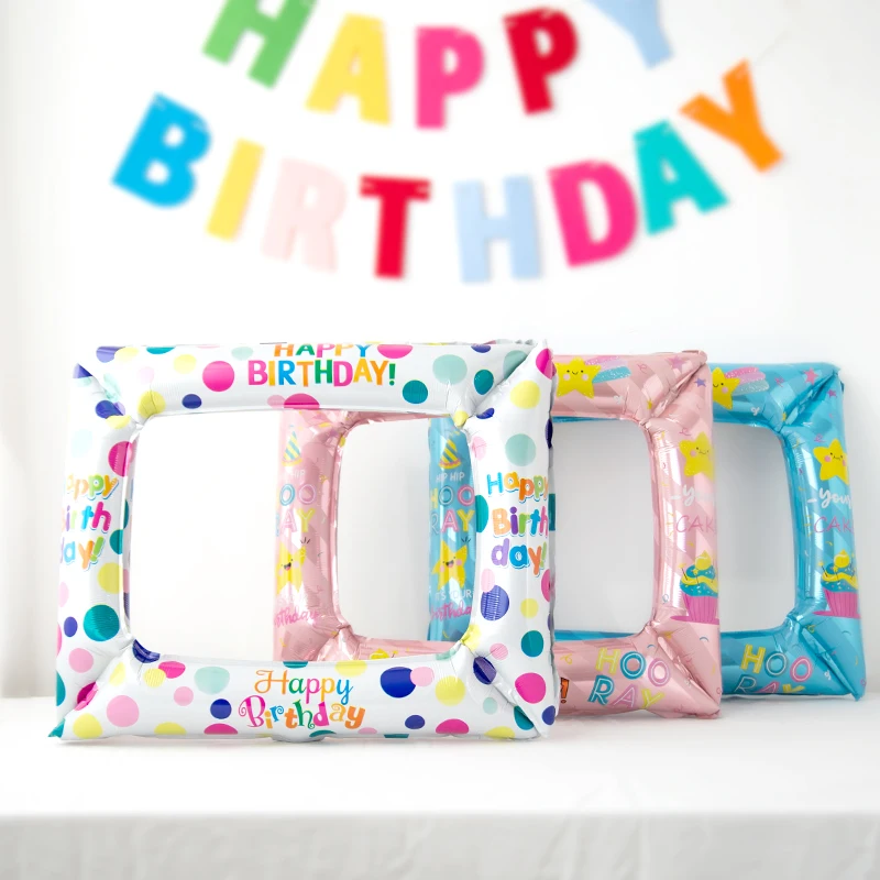 Photo Frame Ballons Children's - Photo Booth Frame บทวิจารณ์และราคา