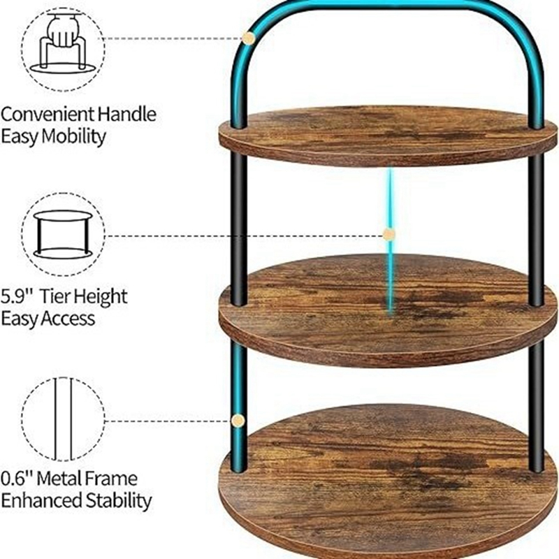 ABLN-Wooden Cupcake Stand Dess - Cupcake Stand Tier บทวิจารณ์และราคา