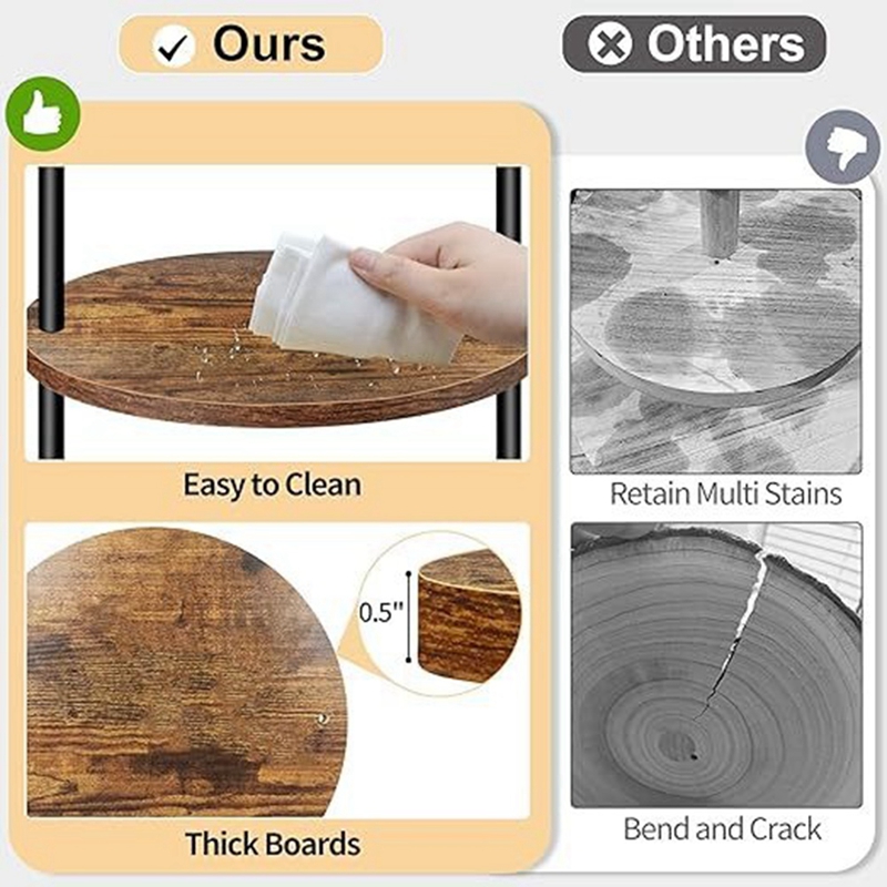 ABLN-Wooden Cupcake Stand Dess - Cupcake Stand Tier บทวิจารณ์และราคา