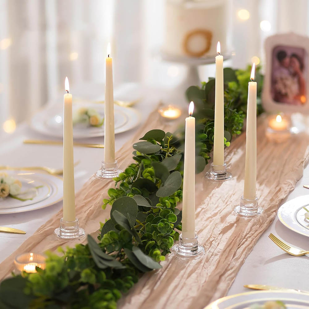 Candlestick Holders Clear Shor - Centerpiece Stick บทวิจารณ์และราคา