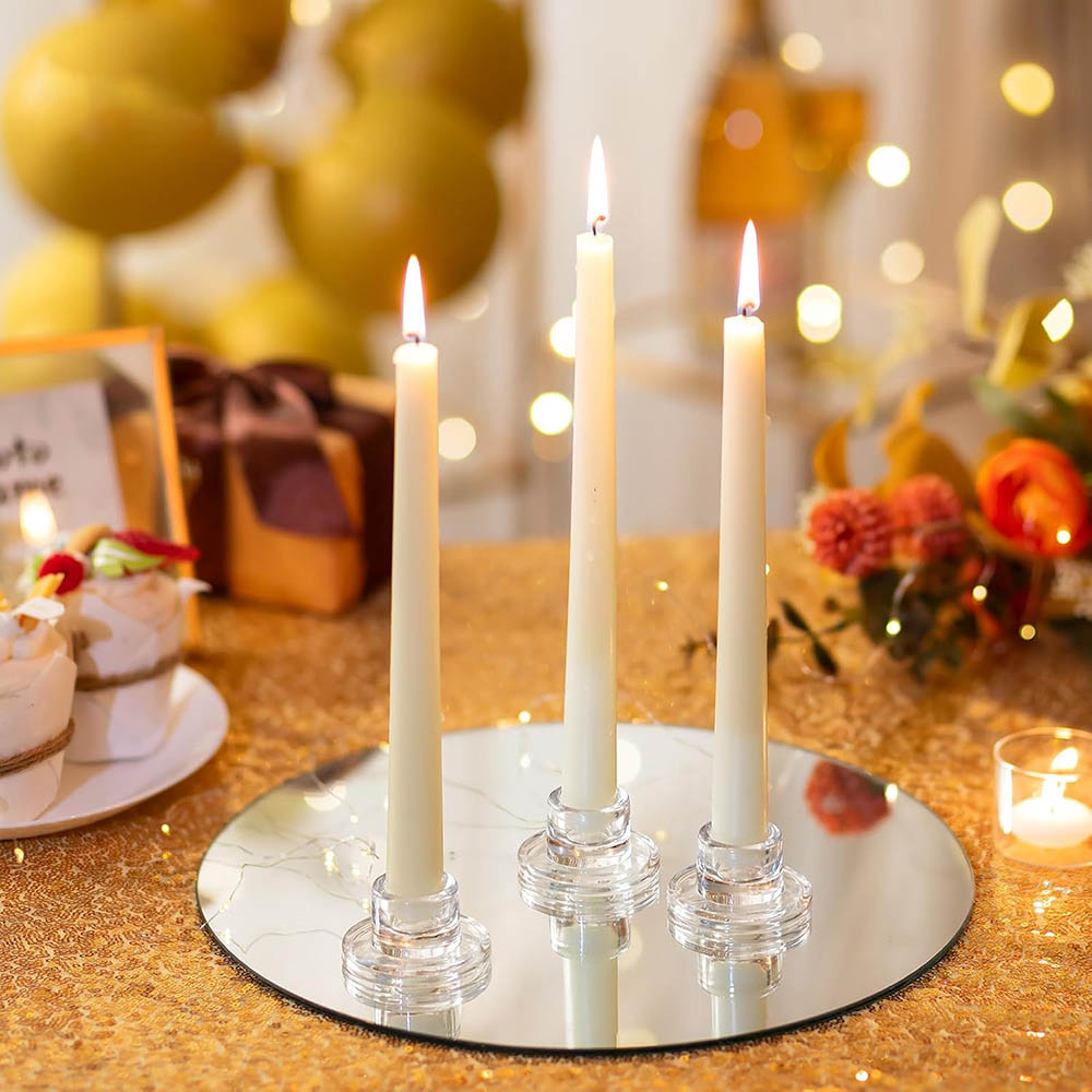 Candlestick Holders Clear Shor - Centerpiece Stick บทวิจารณ์และราคา