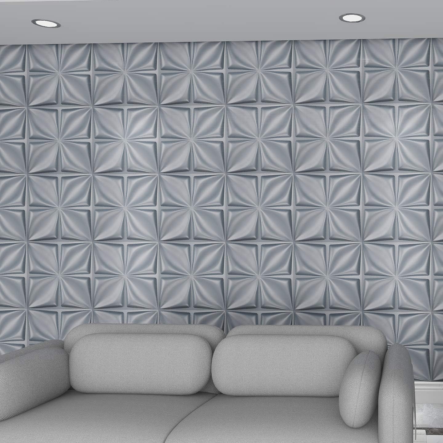 3D Wall Panel PVC Flower Desig - Flower Wall Panel บทวิจารณ์และราคา