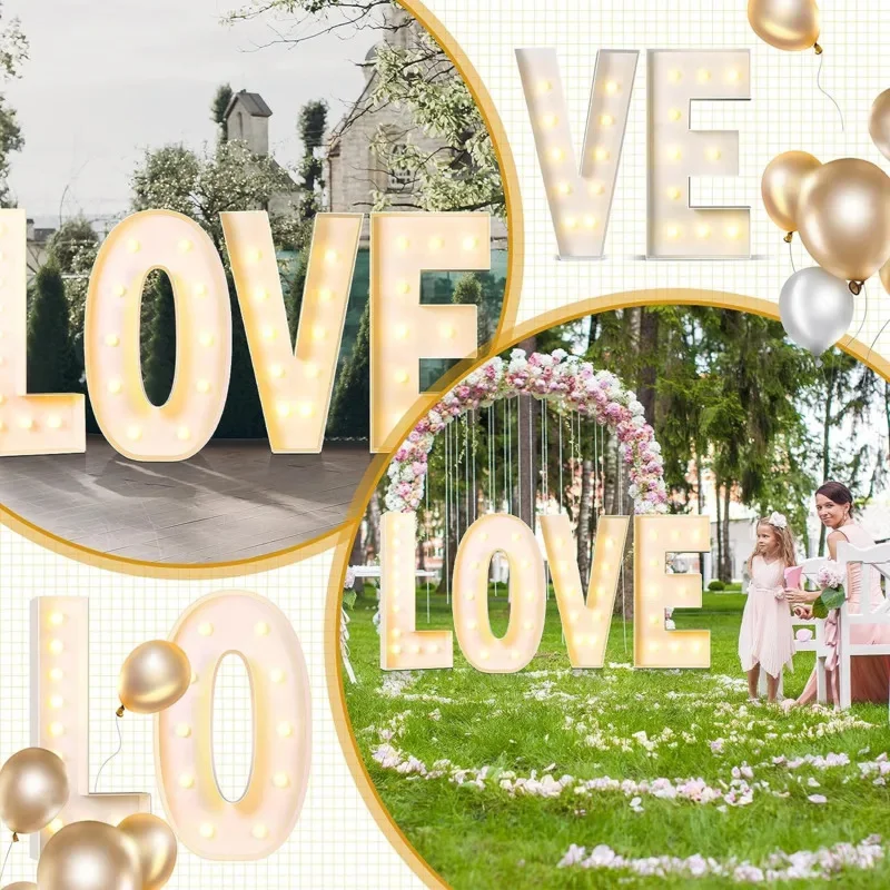 70/100/120cmGiant Letter Led L - Led Balloon Light บทวิจารณ์และราคา