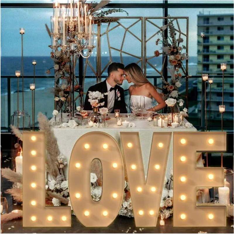 70/100/120cmGiant Letter Led L - Led Balloon Light บทวิจารณ์และราคา
