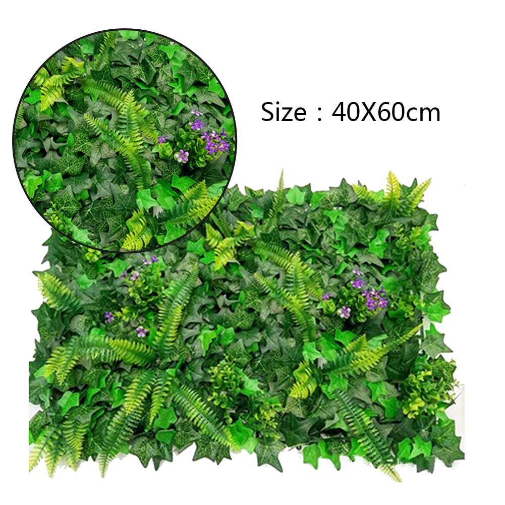 40*60cm Artificial Lawn Plant  - Flower Wall Panel บทวิจารณ์และราคา