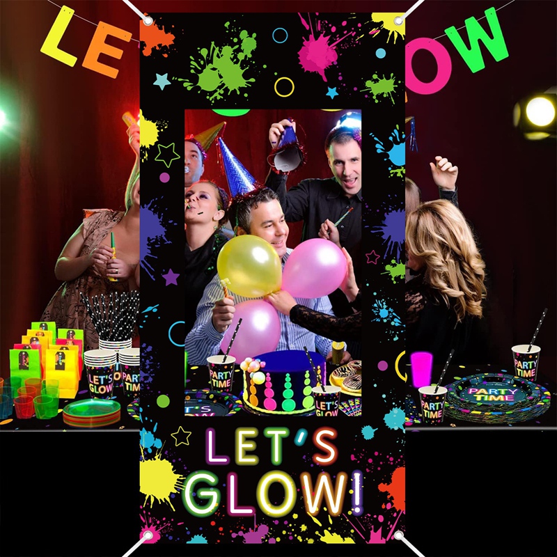 Let‘s Glow Photo Booth Frame N - Let'S Party Event Supply บทวิจารณ์และราคา