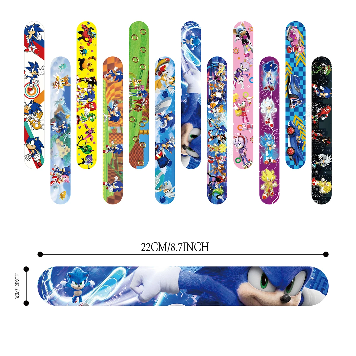 12/24/36pcs Sonic Slap Bracele - Party Favor Bag บทวิจารณ์และราคา