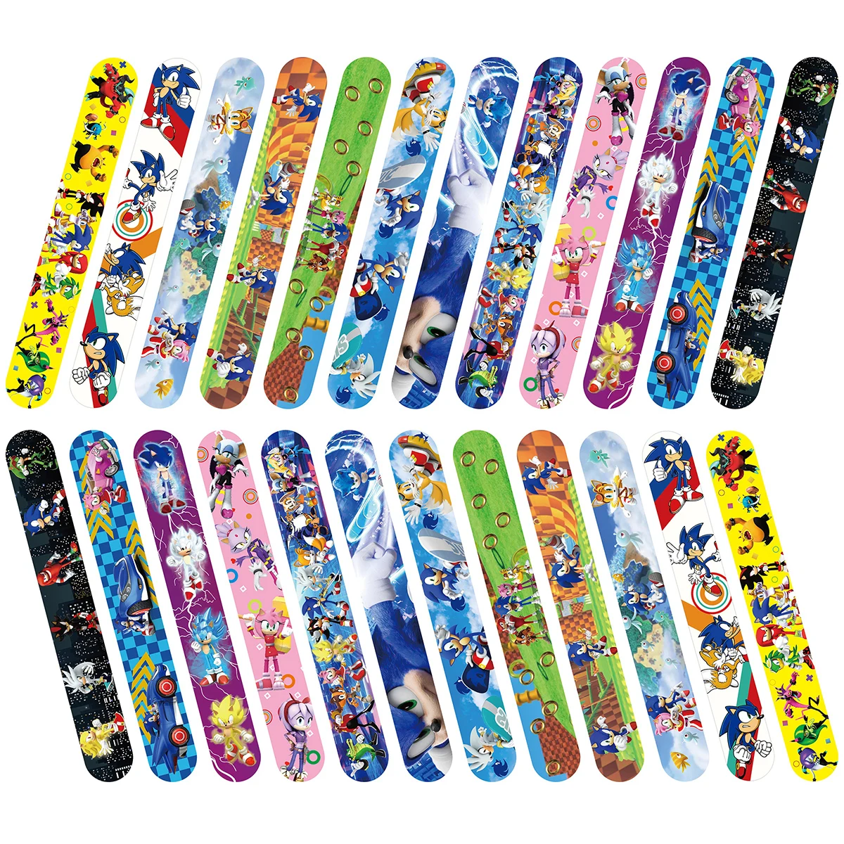 12/24/36pcs Sonic Slap Bracele - Party Favor Bag บทวิจารณ์และราคา