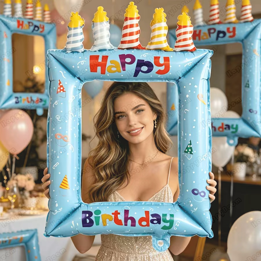 28-Inch Princess-Themed Birthd - Photo Booth Frame บทวิจารณ์และราคา
