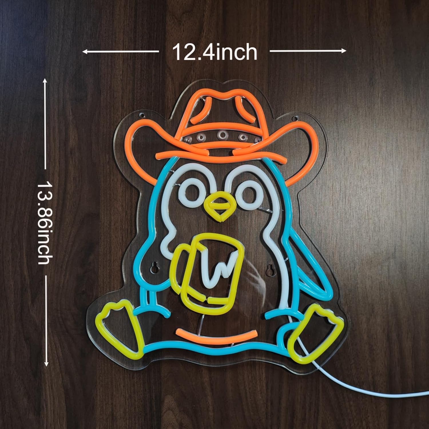 Penguin Neon Sign USB Powered  - Neon Sign Party บทวิจารณ์และราคา