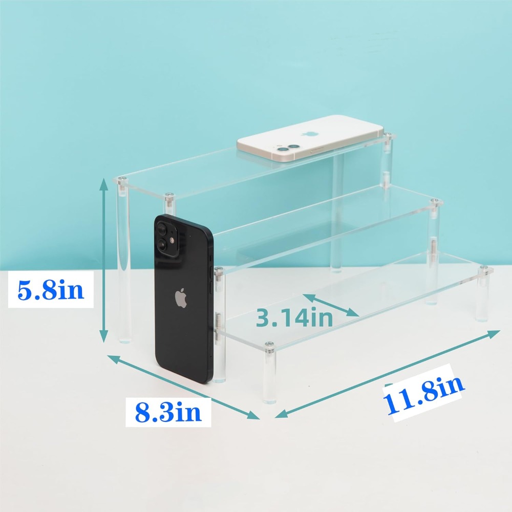 Clear Acrylic 3-Tier Display R - Cupcake Stand Tier บทวิจารณ์และราคา
