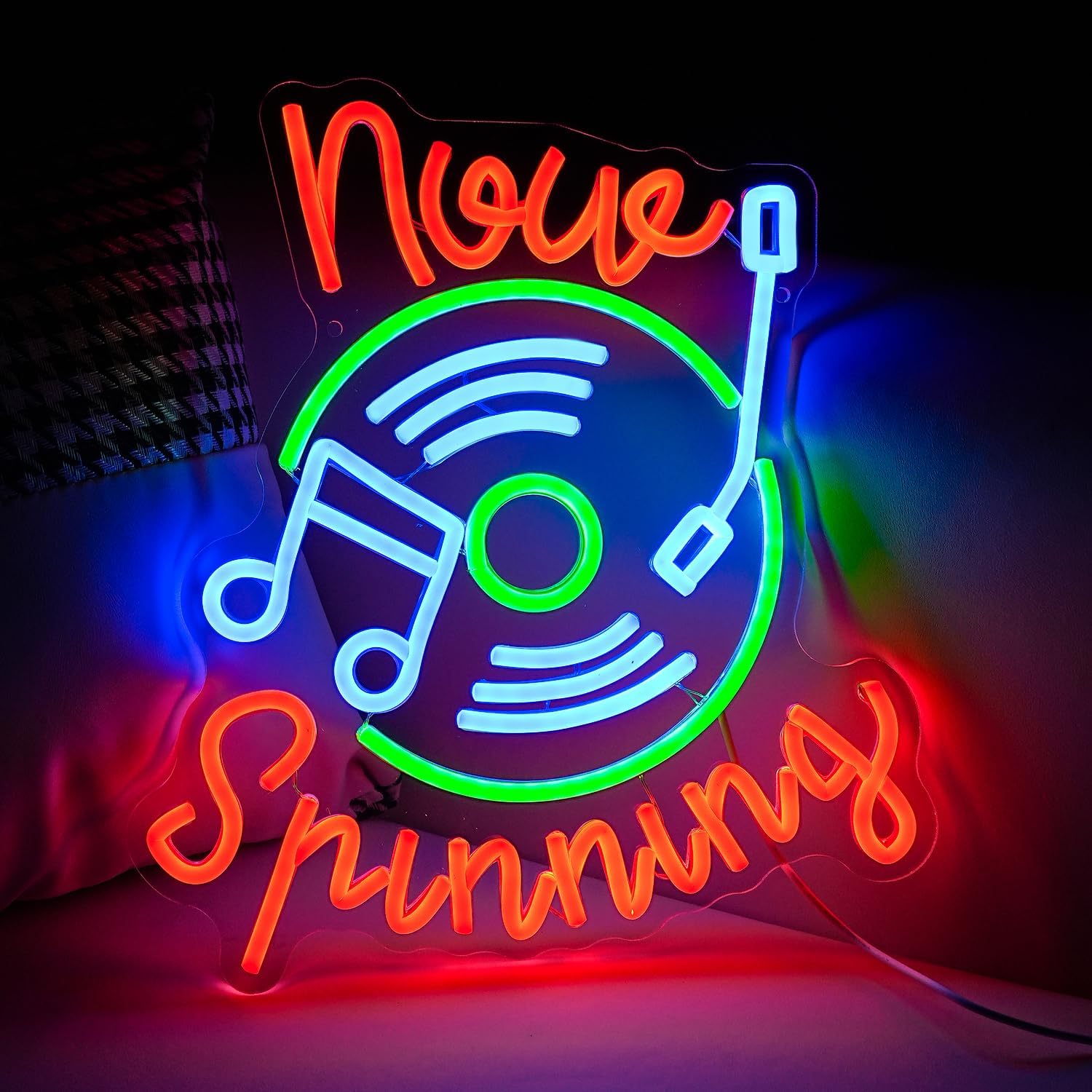 Record Neon Sign USB LED Neon  - Neon Sign Party บทวิจารณ์และราคา