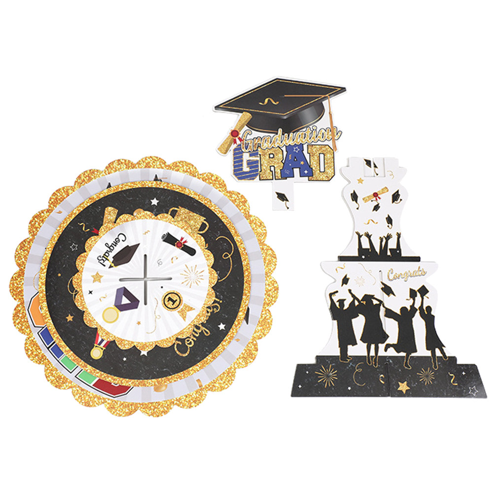 1Set 3-Tier Graduation Cupcake - Cupcake Stand Tier บทวิจารณ์และราคา
