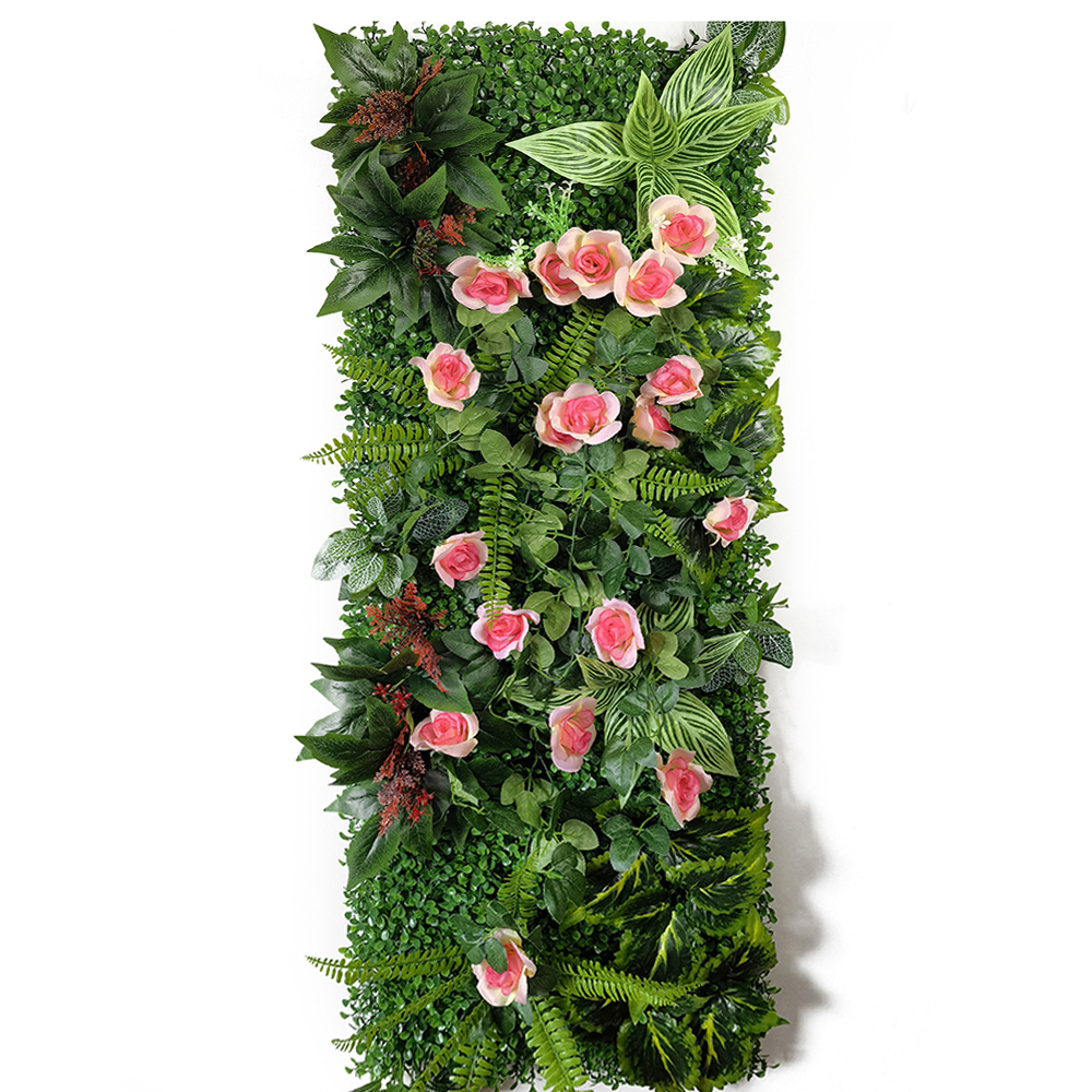 40 * 120CM New Artificial Gree - Flower Wall Panel บทวิจารณ์และราคา
