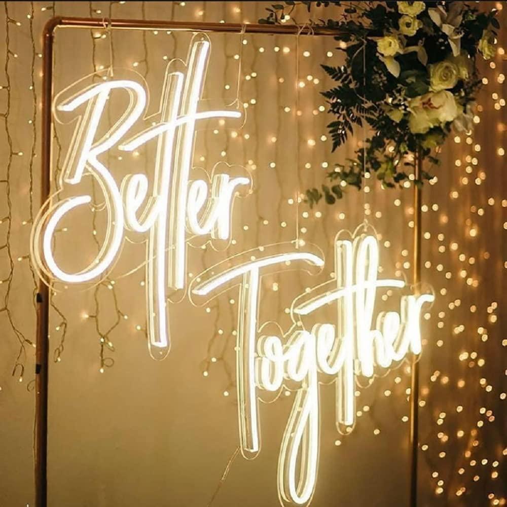 Better Together Neon Sign USB  - Neon Sign Party บทวิจารณ์และราคา