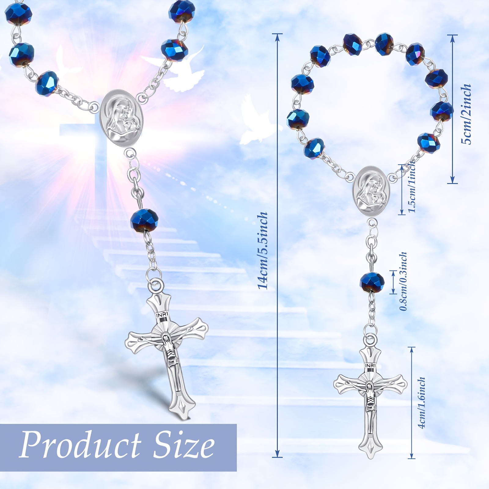 50 Sets Baptism Favors Rosary  - Party Favor Bag บทวิจารณ์และราคา