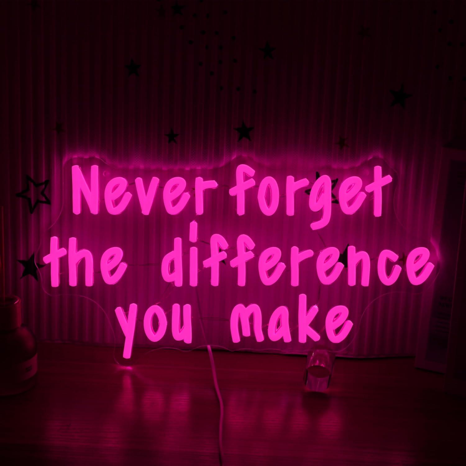 Never Forget The Difference Yo - Neon Sign Party บทวิจารณ์และราคา