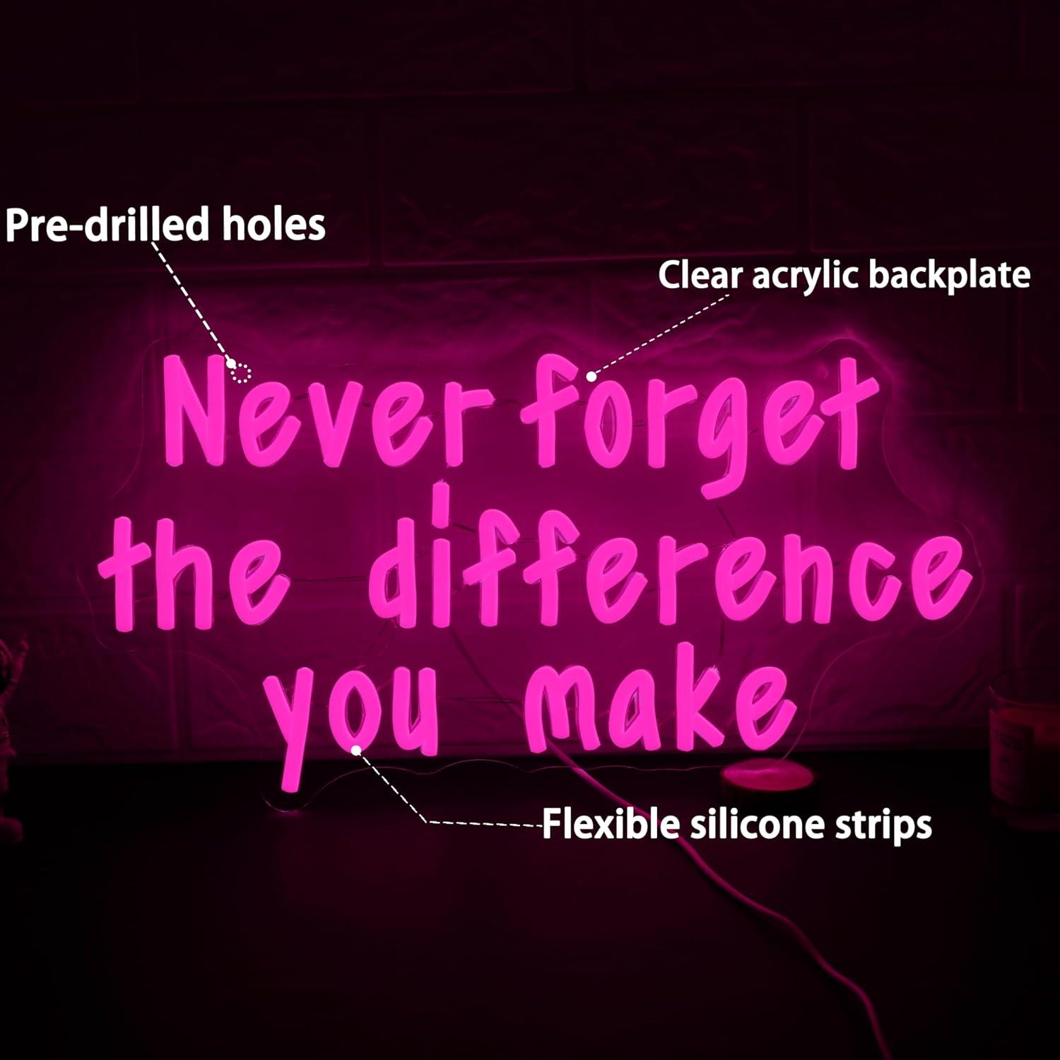Never Forget The Difference Yo - Neon Sign Party บทวิจารณ์และราคา