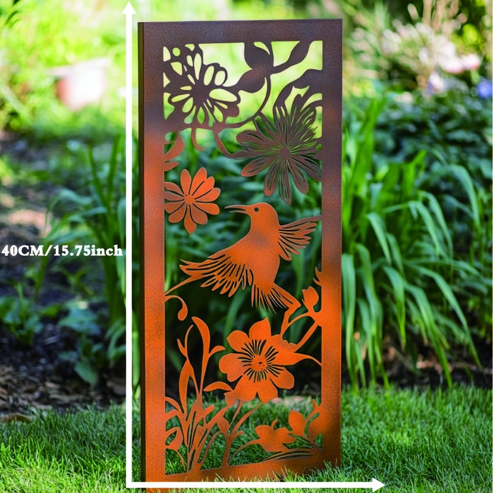 Outdoor 2D Metal Garden Wall P - Flower Wall Panel บทวิจารณ์และราคา