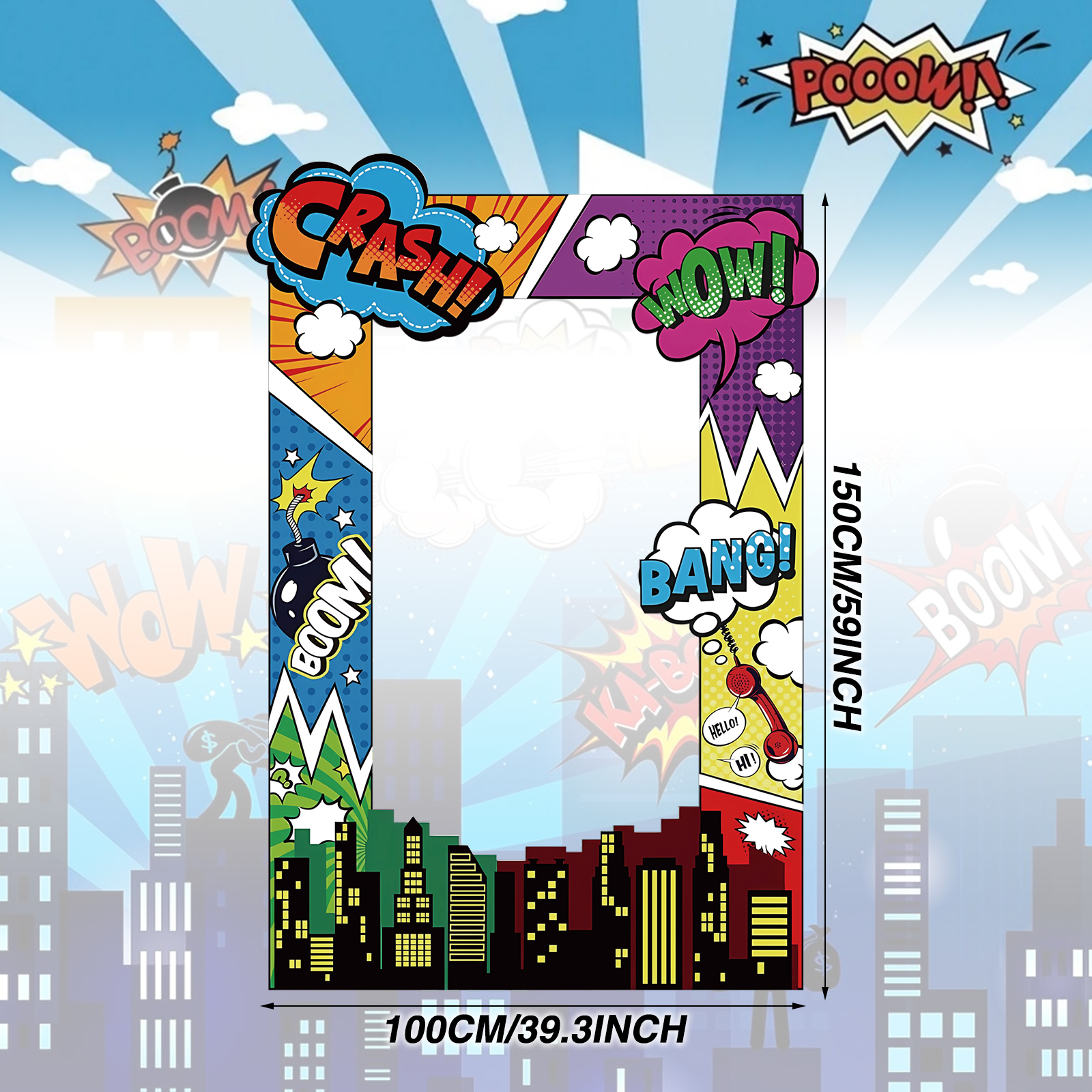 Super Hero Photo Prop Hero Bir - Photo Booth Frame บทวิจารณ์และราคา
