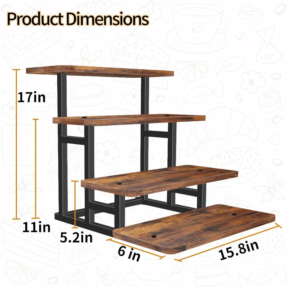 2-Pack Wooden Cupcake Stand fo - Cupcake Stand Tier บทวิจารณ์และราคา