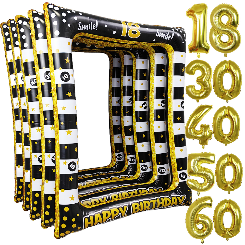 18th 30th 40th 50th 60th Birth - Photo Booth Frame บทวิจารณ์และราคา