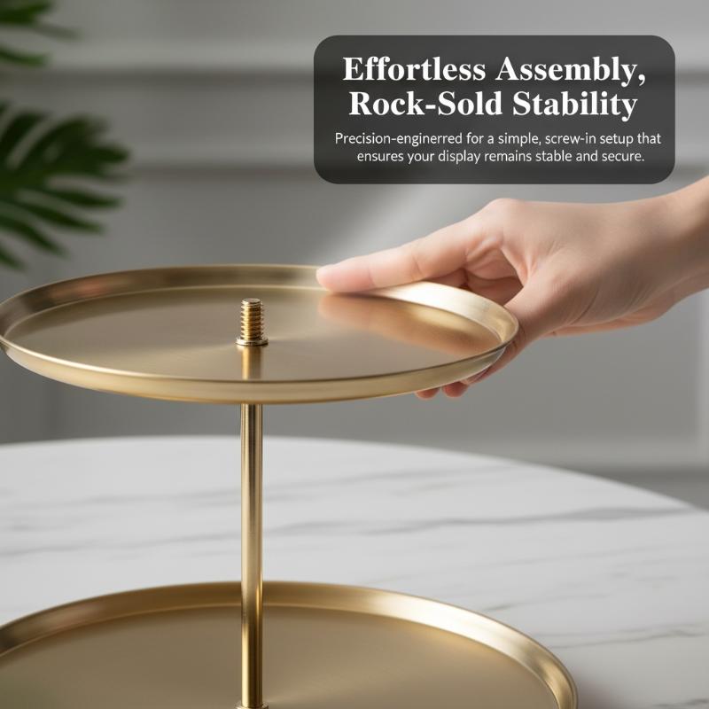 Gold Silver 2/3-Tier Cake Stan - Cupcake Stand Tier บทวิจารณ์และราคา