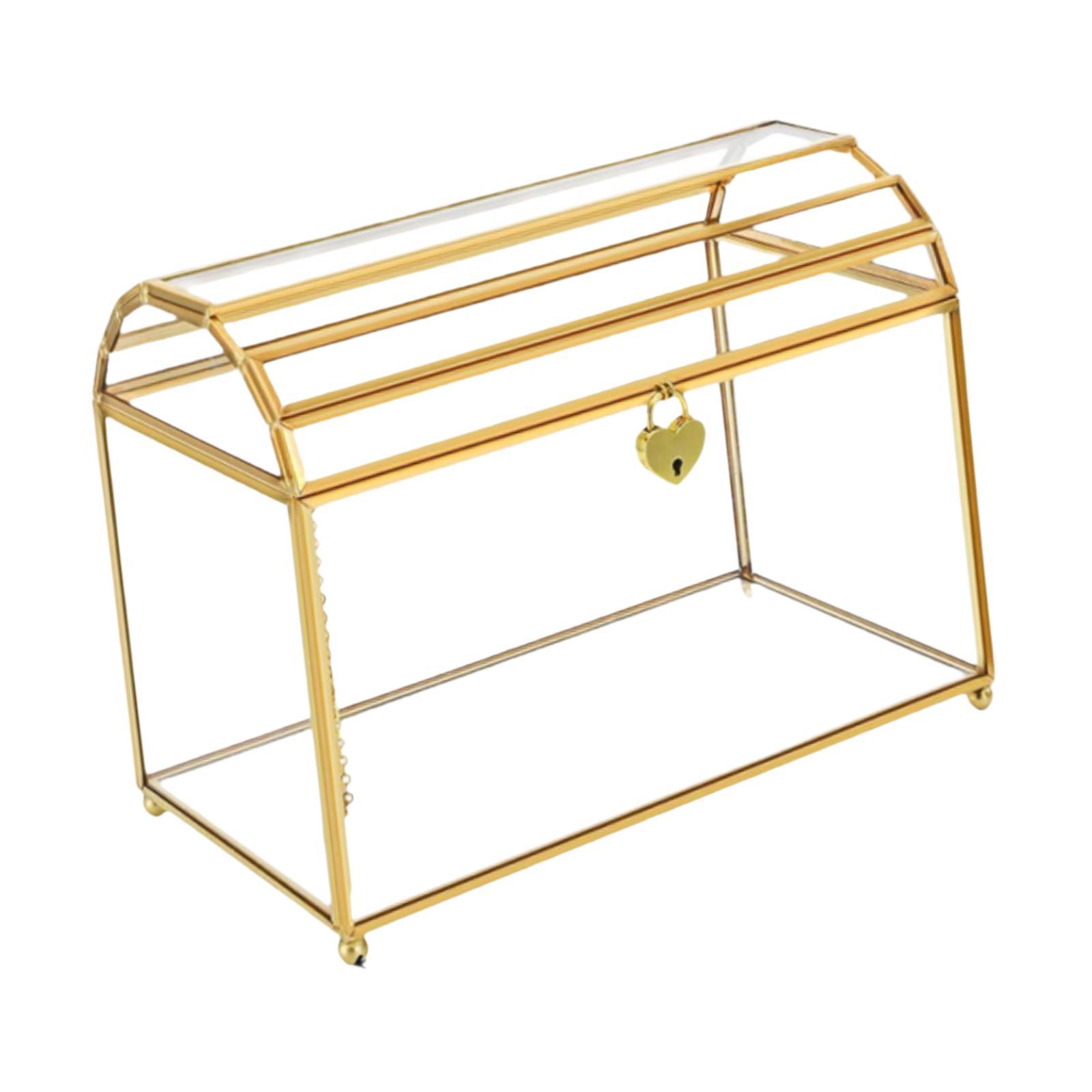 Glass Wedding Card Box Storage - Event Party Box บทวิจารณ์และราคา